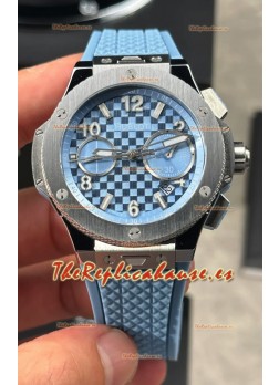Reloj Hublot Big Bang Original Titanium Coal Blue de 43 mm, superclon