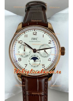 Reloj IWC Portuguese Calendario Perpetuo Oro Rosa Superclon