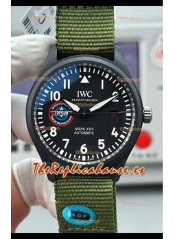 Reloj IWC PILOT'S Mark XVIII Top Gun con caja de cerámica, superclon