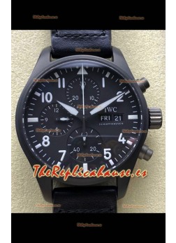Reloj IWC PILOT'S Cronógrafo con Esfera Negra de Cerámica Superclon