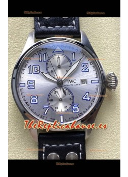 Reloj réplica IWC PILOT'S Monopusher con esfera de acero