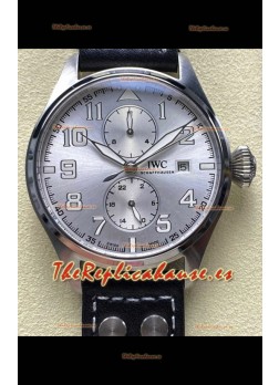 Reloj réplica IWC PILOT'S Monopusher con esfera de acero