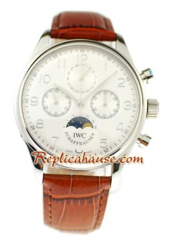 IWC Portuguese Perpetual Calyer Reloj Suizo de imitación