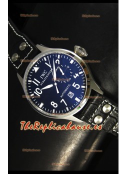 IWC Big Pilot Reloj Suizo Réplica en Dial Negro - Caja versión actualizada