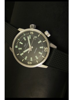 IWC Aquatimer Automatic Vintage 1967 Reloj Suizo Dial Negro