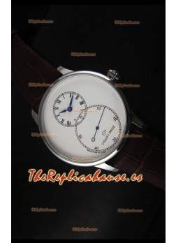 Jaquet Droz Grande Seconde Ivory Enamel Reloj con Caja de Acero Inoxidable Dial Blanco