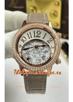 Reloj superclon Jaeger-LeCoultre Rendez-Vous en oro rosa
