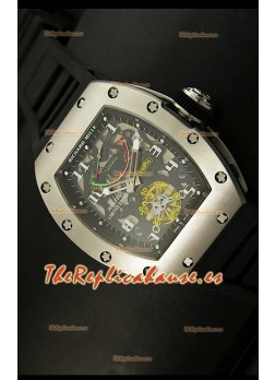 Richard Mille RM002 Power Reserve Tourbillon Reloj Réplica Suiza en Acero