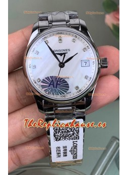 Reloj Longines Master Automatic Esfera de reloj de nácar Superclon