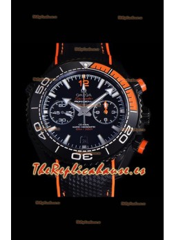 Reloj Omega Speedmaster Planet Ocean con revestimiento DLC Superclon