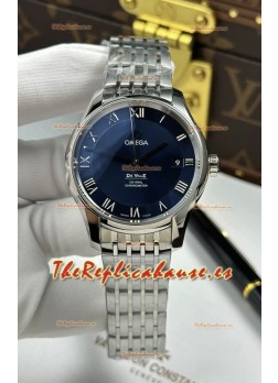 Reloj Omega De Ville Co-Axial Cronómetro 41MM con esfera azul, superclon