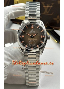 Reloj Omega Seamaster Railmaster Superclon con esfera marrón