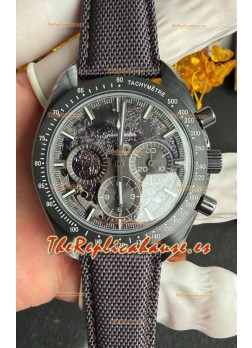 Reloj Omega Speedmaster Gris Lado de la Luna Apollo 8 Superclon