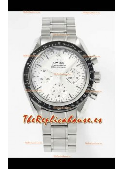 Reloj Omega Speedmaster Moonwatch con esfera blanca de 42 mm, superclon