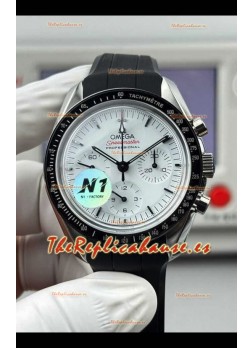 Reloj Omega Speedmaster Moonwatch Cronógrafo con Esfera Blanca Superclon