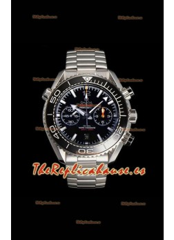 Reloj Omega Speedmaster Planet Ocean con esfera negra, superclon
