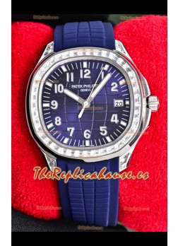 Reloj Patek Philippe Aquanaut 5167 de acero inoxidable con esfera azul de 38,5 mm
