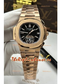 Reloj Patek Philippe Nautilus 5980/R Superclon de oro rosa