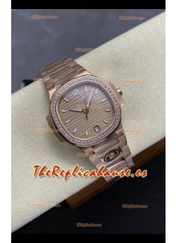 Reloj Patek Philippe Nautilus 7118 Superclon de 35 mm en oro rosa