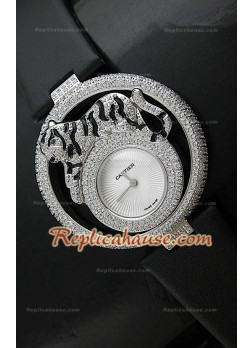 Le Cirque Animalier de Cartier Reproducción Reloj Suizo con Cristales Swarovski Genuinos 