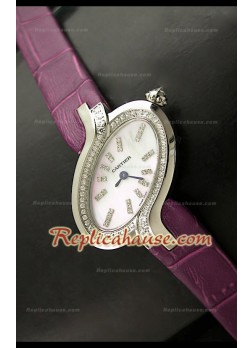 Delices De Cartier Réplica Reloj Señoras con Correa Penk