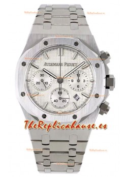 Audemars Piguet Royal Oak Chronograph Réplica Espejo 1:1 - Acero 904L Dial Blanco 41MM