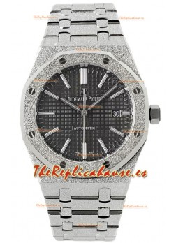Audemars Piguet Royal Oak Frosted 37MM Self-Winding Dial Gris Reloj Réplica Espejo 1:1