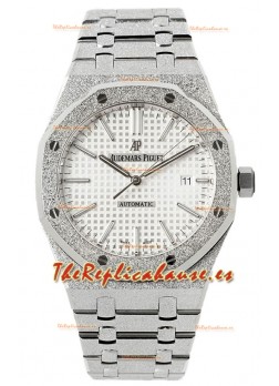 Audemars Piguet Royal Oak Frosted 37MM Self-Winding Dial Blanco Reloj Réplica Espejo 1:1