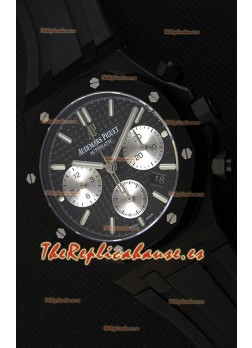 Audemars Piguet Royal Oak Reloj Réplica Suizo Cronógrafo Dial Negro