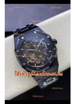 Audemars Piguet Royal Oak Double Balance Wheel Openworked Edition Cerámica 1:1 Superclone Reloj Réplica