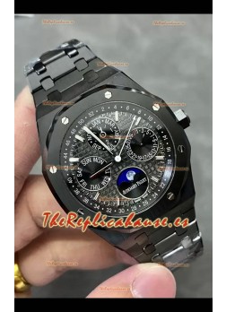 Audemars Piguet Royal Oak Calendario Perpetuo Super Clone Cerámica Negra Reloj Réplica