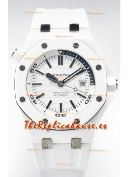 Audemars Piguet Royal Oak Offshore Ceramic Super Clone Reloj Dial Blanco Movimiento Cal.3102