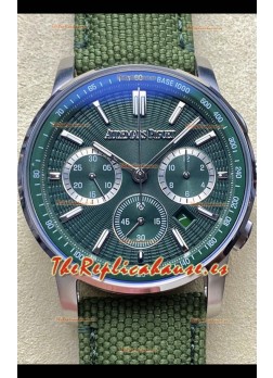 Audemars Piguet CODE 11.59 Chronograph Reloj Réplica Suizo Dial Verde Acero 904L