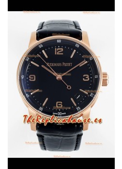 Audemars Piguet CODE 11.59 15210R Reloj Réplica Suizo en Oro Rosado Dial Negro 41MM