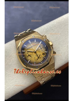 Audemars Piguet Royal Oak 50th Anniversary Super Clone - Caja Oro Rosado Dial Oro en 41MM