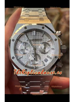 Audemars Piguet Royal Oak Chronograph Réplica Espejo 1:1 - Acero 904L en Dial Blanco 41MM