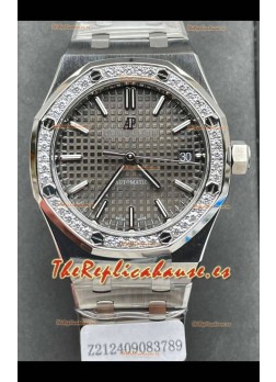 Audemars Piguet Royal Oak 37MM Reloj Dial Gris en Movimiento 3120 - Réplica Espejo 1:1
