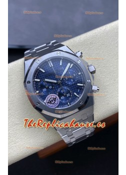Audemars Piguet Royal Oak Chronograph Réplica Espejo 1:1 - Acero 904L en Dial Azul 41MM