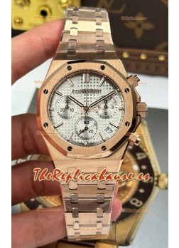 Reloj Audemars Piguer Royal Oak Cronógrafo 26240 en Oro Rosado, Cronógrafo Super Clon