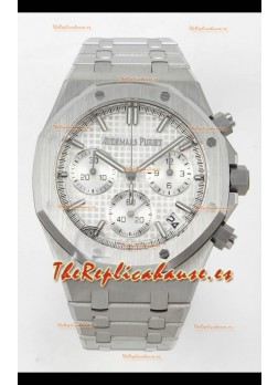Réplica del Reloj  Audemars Piguet Super Clone Royal Oak 26240 con Dial Blanco.