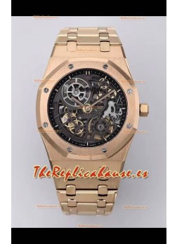 Reloj Audemars Piguet Super Clone Royal Oak Jumbo Extrafino Caja Oro Rosado