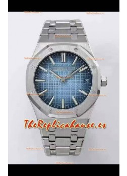 Reloj Audemars Piguet Royal Oak Super Clone 15510BC con Dial Azul ICE
