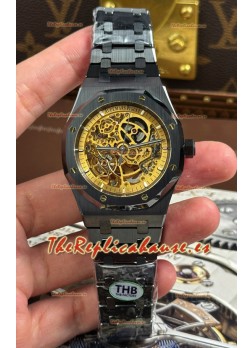 Reloj Audemars Piguet Royal Oak Super Clone Edición Cerámica Negra Esqueletizada