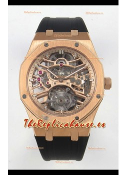 Reloj Audemars Piguet Royal Oak Super Clone Tourbillon 26735 en Oro Rosado