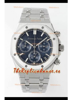 Audemars Piguet Super Clone Royal Oak Cronógrafo 26240 - Acero 904L en Dial  Azul 41MM