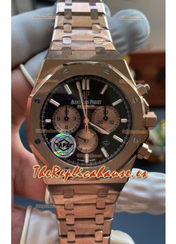 Audemars Piguet Super Clone Royal Oak Cronógrafo 26331OR Dial Marrón Watch 