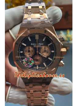 Reloj Audemars Piguet Super Clone Royal Oak Cronógrafo 26331OR Dial Azul