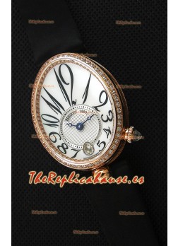 Breguet Reine De Naples Ladies Reloj Réplica Suizo a Espejo 1:1 Oro Rosado