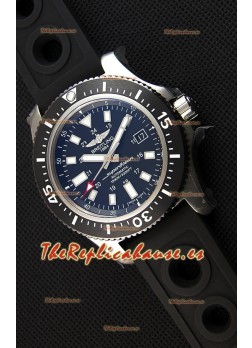 Breitling SuperOcean 44 Reloj Suizo Especial de Acero con Correa de Goma.