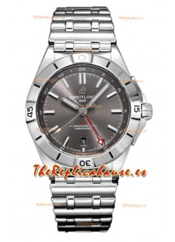 Breitling Chronomat Automatic GMT 40 Dial Gris Reloj Réplica Suiza Espejo 1:1